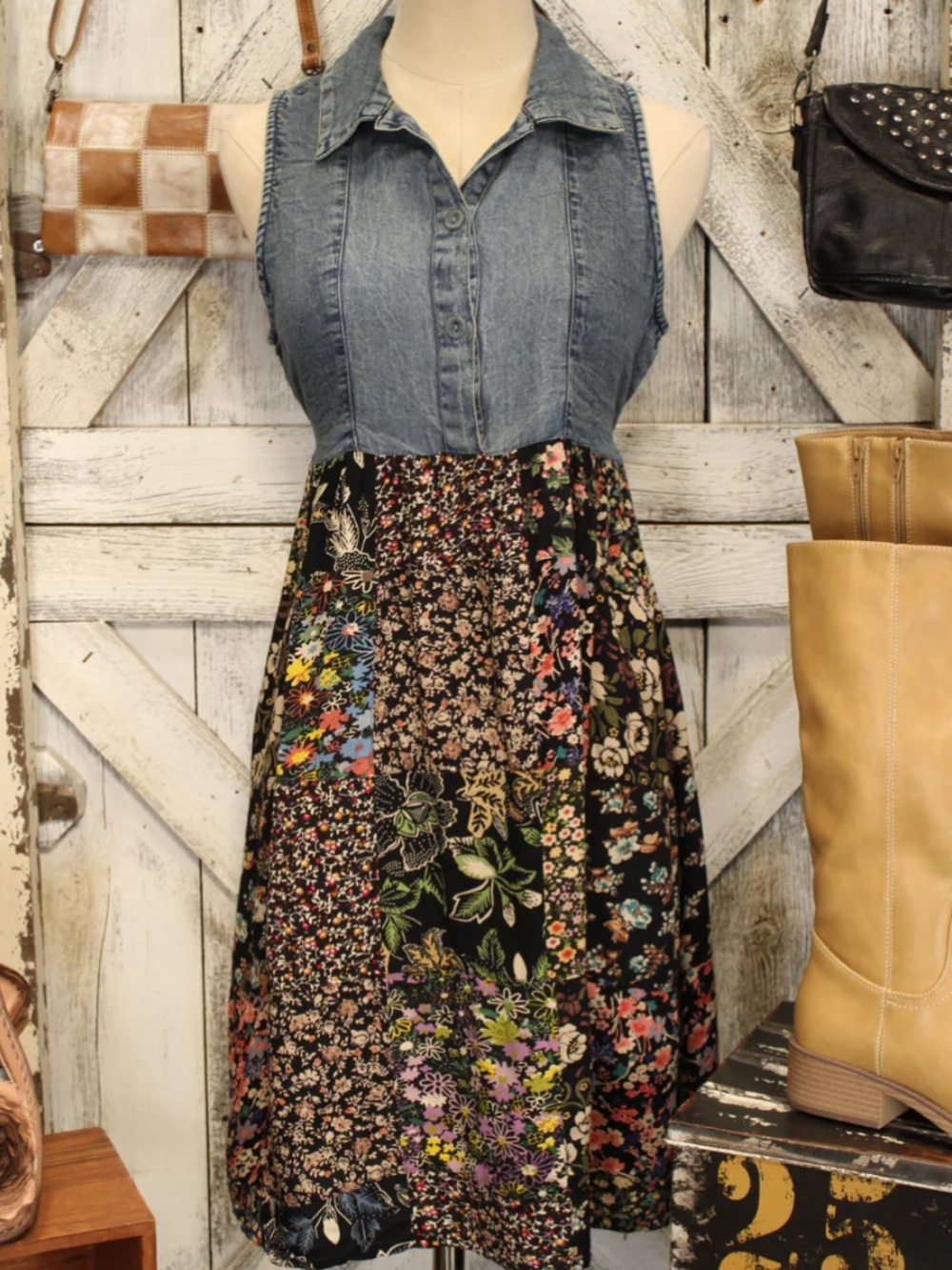 NWT💙Young Threads Wildflower Meadow Dress Small